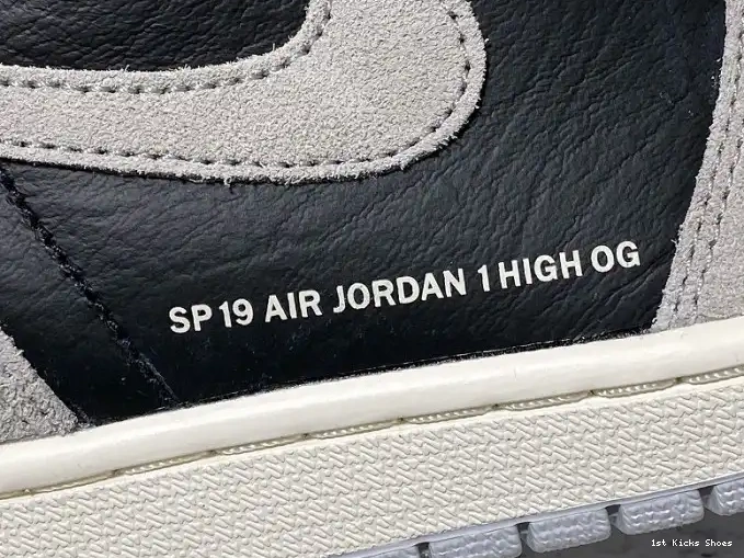 1st Kicks Shoes High 1 555088-018 Air OG Neutral Jordan Retro Grey 0523